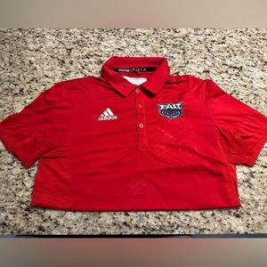 Red Adidas FAU Polo